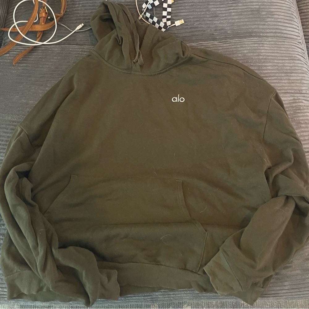Alo Olive Green Hoodie